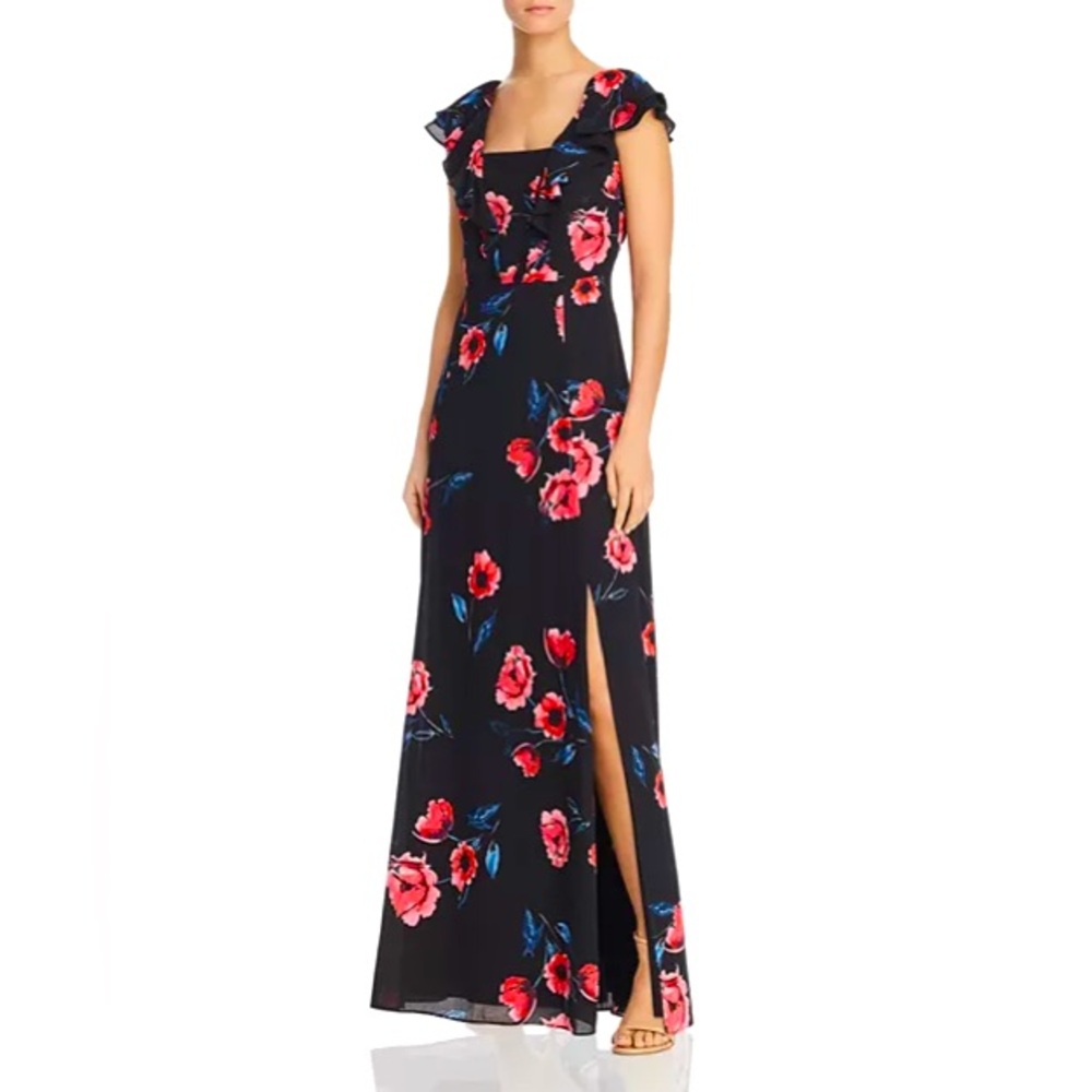 Donna Karan Floral Maxi Dress